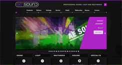 Desktop Screenshot of aesound.nl